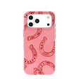 Bubblegum Pink Lucky Horseshoe iPhone 17 Pro Max Case