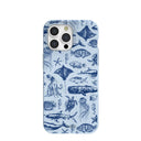 Coque iPhone 15 Pro Max Bleu Poudre Vie Marine
