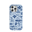 Coque iPhone 15 Pro Bleu Poudre Vie Marine