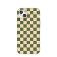 Coque pour iPhone 15 Plus à motif Forest Floor Matcha Check