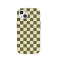Coque pour iPhone 15 à motif Forest Floor Matcha Check