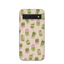 Coque Google Pixel 8a motif coquillages et matcha