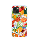 Coque pour iPhone 13 Mini Bleu Poudre Étés Méditerranéens