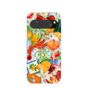 Coque Google Pixel 9/9 Pro bleu poudre, étés méditerranéens