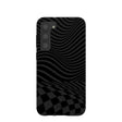 Coque Samsung Galaxy S23+ (Plus) à motif damier noir fondu