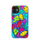 Coque iPhone 11 bleu électrique Melty Mood