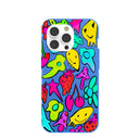 Coque iPhone 14 Pro bleu électrique Melty Mood