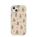 Coque iPhone 15 Seashell Merry Mistletoe