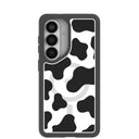 Clear Moo Mood Samsung Galaxy S26 Case With Noir Ridge (Magnetic Charging included)
