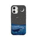 Coque pour iPhone 16 Black Moonlight Lake