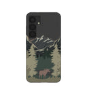 Coque Samsung Galaxy S25 Motif Moose Mountain Noir