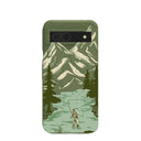 Coque Google Pixel 8a « Pêche matinale au sol forestier »
