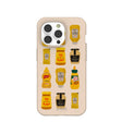 Seashell Mustard Fan iPhone 14 Pro Case