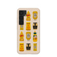 Coque pour Samsung Galaxy S25 Motif coquillage moutarde
