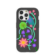 Black Neon Garden iPhone 15 Pro Case