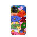 Coque iPhone 12 Mini Electric Blue Pals