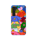 Electric Blue Pals Samsung Galaxy S25 Case