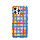 Coque Pétale Bleu Électrique pour iPhone 16 Pro Max