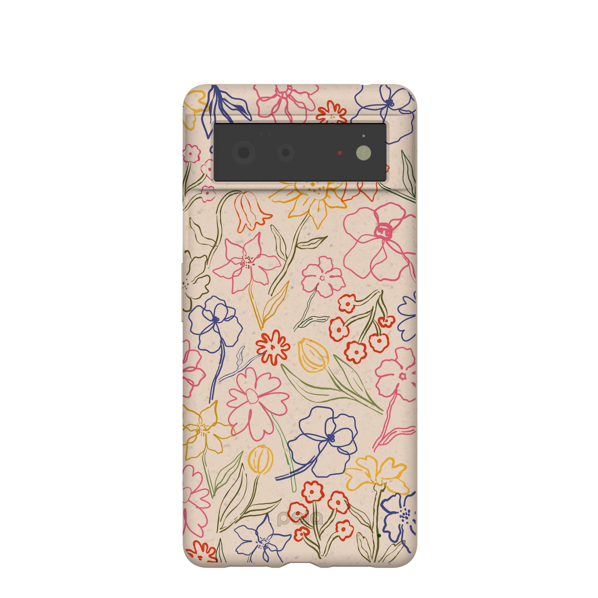 Seashell Petals Sketch Google Pixel 6 Case