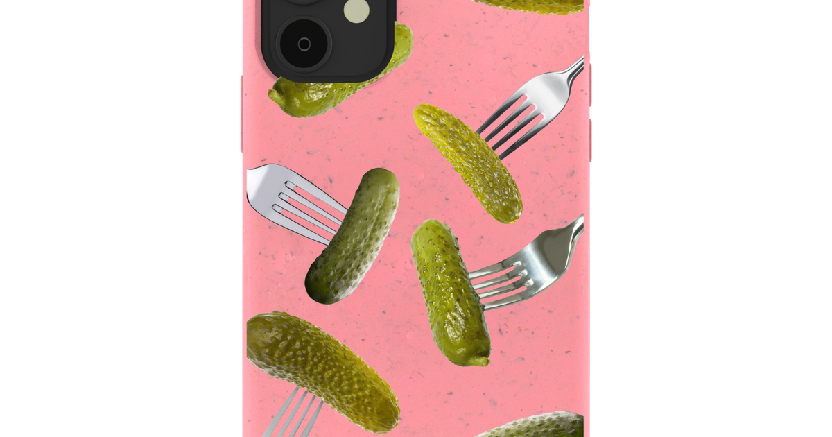 Bubblegum Pink Pickle Party iPhone 11 Case – Pela Case