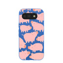 Coque Google Pixel 10a Electric Blue Piggies