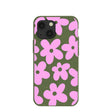 Coque pour iPhone 13 Mini Motif Fleurs Roses Forest Floor