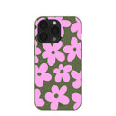 Coque iPhone 13 Pro Forest Floor Pink Blooms
