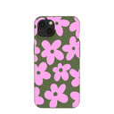 Forest Floor Pink Blooms iPhone 13 Case