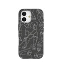 Black Play Sketch iPhone 17 Case