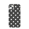 Black Polka Confetti iPhone 15 Plus Case