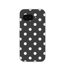 Coque Google Pixel 9a à pois noirs et confettis
