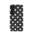 Coque Samsung Galaxy S25 à pois noirs et confettis