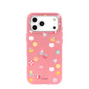 Coque Pretty Picnic rose bonbon pour iPhone 17 Pro Max