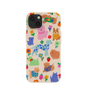 Coque pour iPhone 13 Motif coquillages et fleurs
