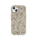 Coque pour iPhone 15 London Fog Purr and Pour