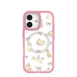 Coque transparente Purrfection pour iPhone 17 avec motif pétale rose (MagSafe inclus)
