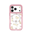 Clear Purrfection iPhone 17 Pro Case With Petal Pink Ridge (MagSafe included)