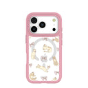 Clear Purrfection iPhone 17 Pro Case With Petal Pink Ridge (MagSafe included)