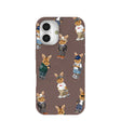 Coque iPhone 16 « Lapins Amis Chocolat Brun »