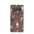 Coque Google Pixel 7 Pro « Chocolate Brown Rabbit Friends »
