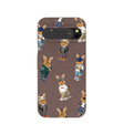 Coque Google Pixel 9 Pro XL motif lapins chocolat