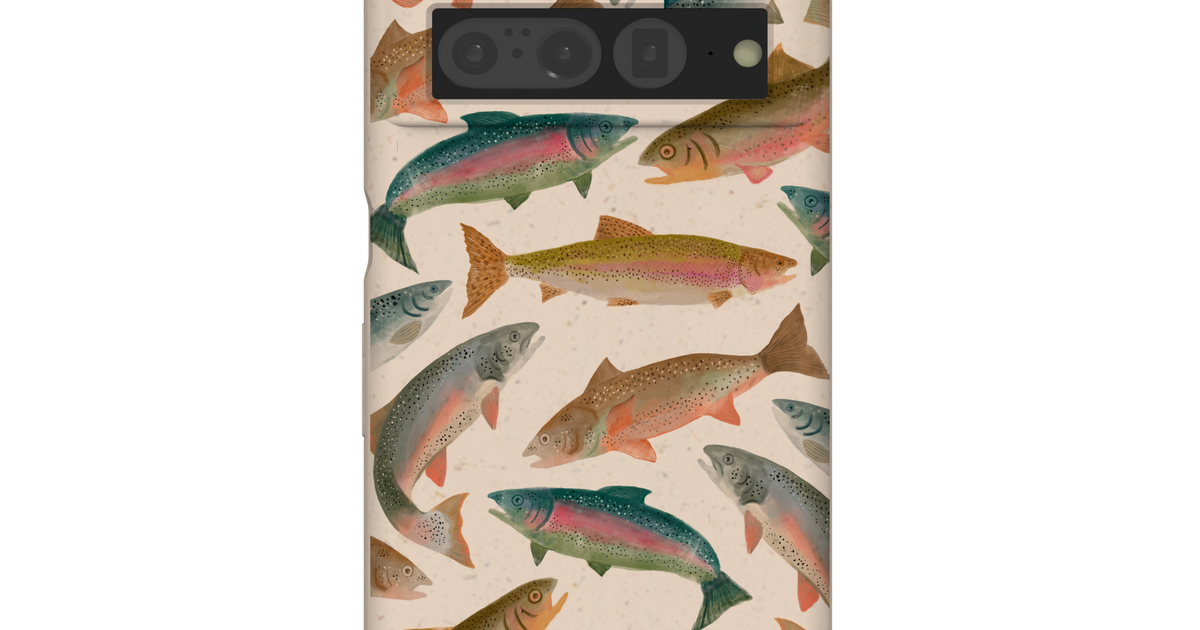 Seashell Rainbow Trout Google Pixel 7 Pro Case – Pela Case