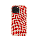 Seashell Red Checks iPhone 13 Pro Max Case