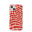 Seashell Red Checks iPhone 14 Case