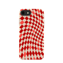 Seashell Red Checks iPhone 6/6s/7/8/SE Case