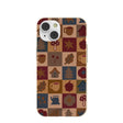 Coque iPhone 14 London Fog Rustic Grid