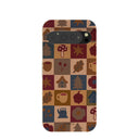 Coque Google Pixel 9 Pro XL à motif de grille rustique London Fog