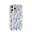 Powder Blue Sails and Seagulls iPhone 16 Pro Max Case