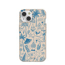 Coque iPhone 14 à motif coquillage et encre salée