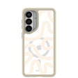 Coque transparente effet grès Wiggle pour Samsung Galaxy S26+(Plus) avec motif London Fog Ridge (chargeur magnétique inclus) 
